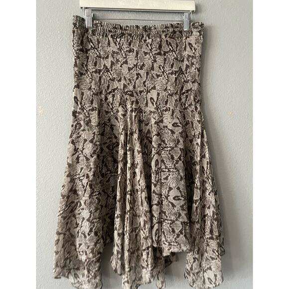 Michael Kors Asymmetrical Animal Print Skirt - Picture 3 of 7